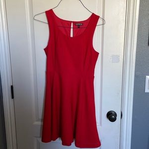 Red dress from EXPRESS